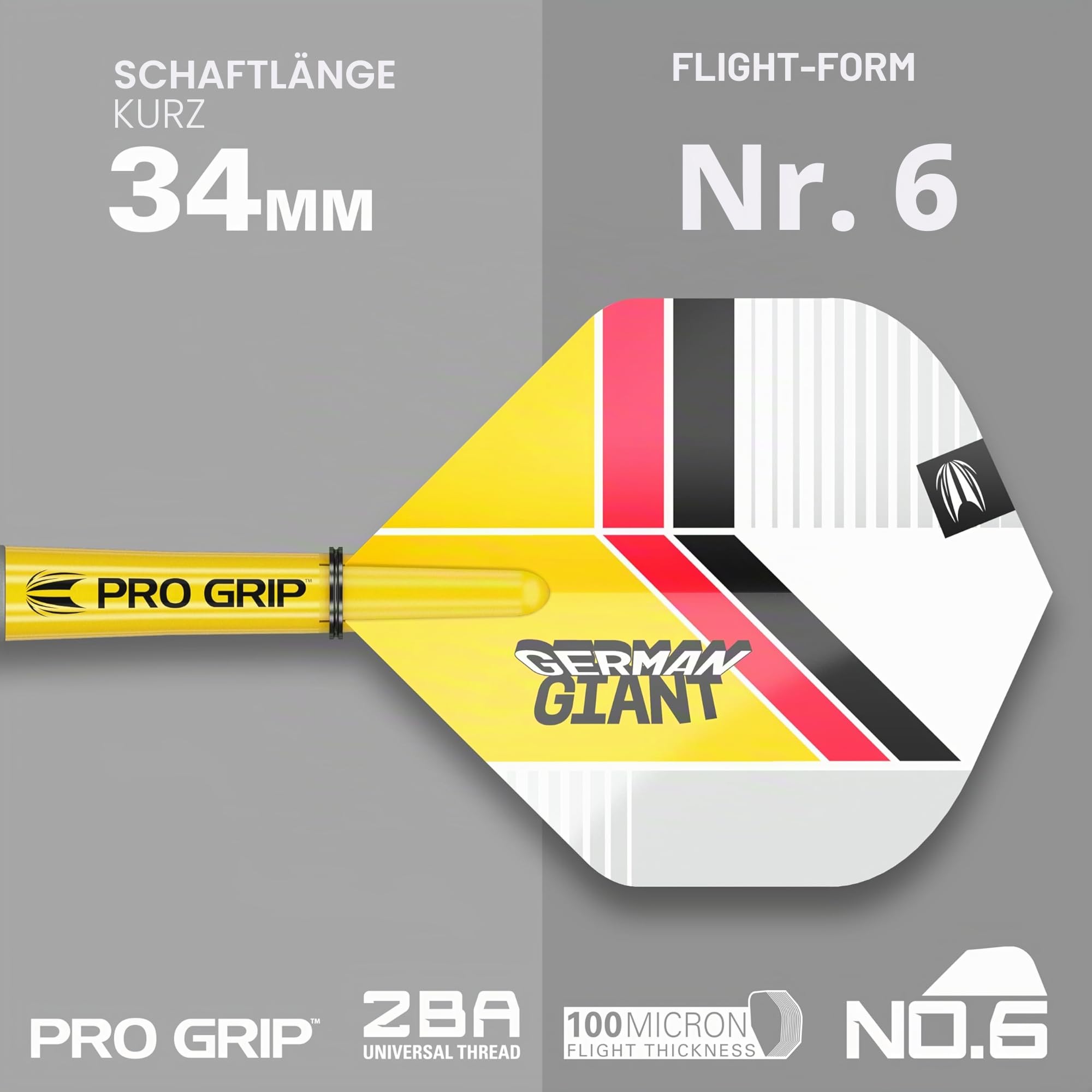 Target Darts Gabriel Clemens Gen 2 Soft Tip Darts Set, 19G | 90% Wolfram Dartpfeile, Pro Ultra Nr.6 Flights, Pro Grip Tag-Schaft, Pixel-Spitzen | Professionelle Dart-Sets