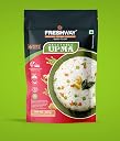 Freshway Ready-to-Eat Combo – Vegetable Upma Pack of 3 & Vegetable Poha Pack of 3 | Homestyle Indian Breakfast | Total Pack of 6 | No Preservatives | Freeze-Dried Instant Meal gallery image