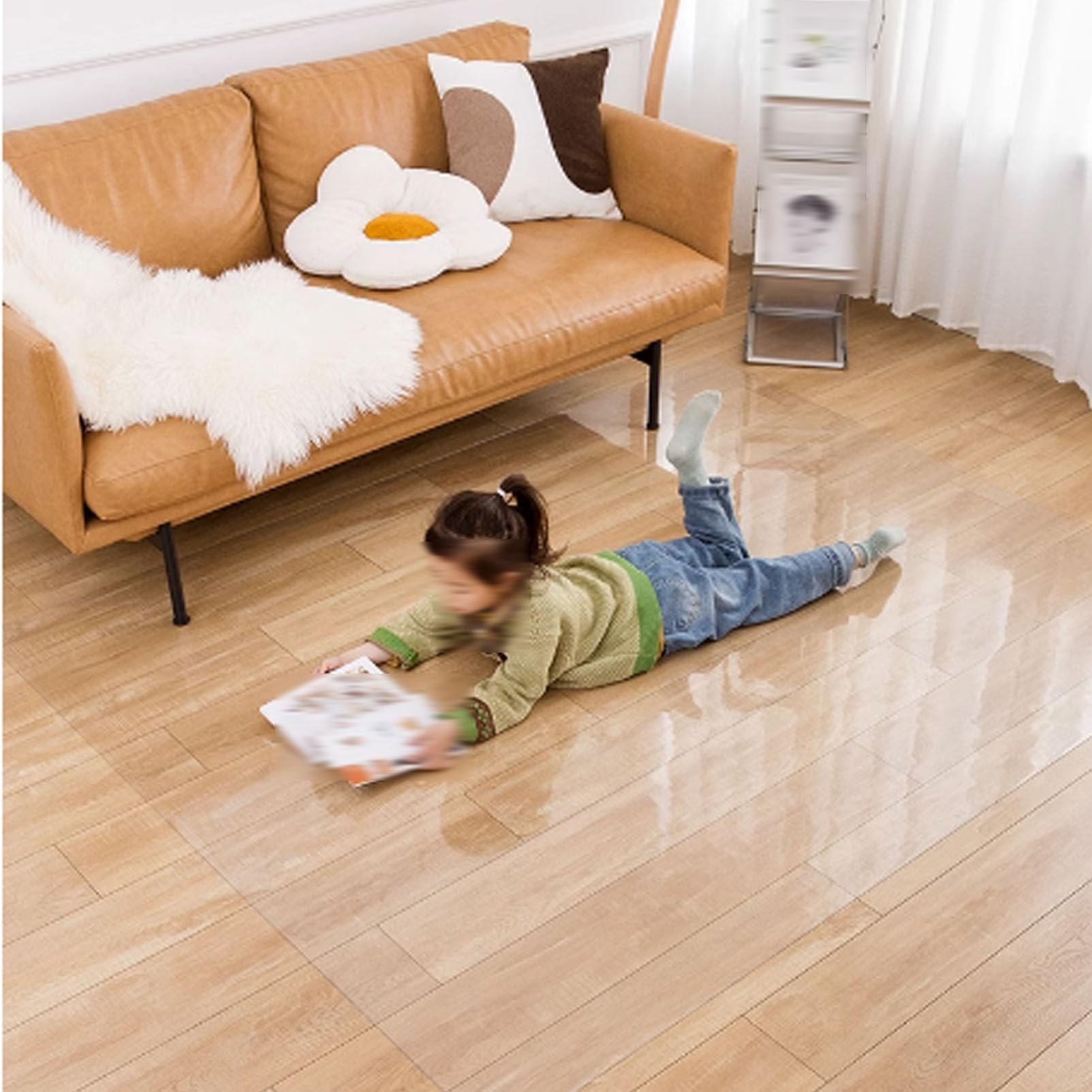 Transparente PVC Stuhlmatte 160x220 Cm - Bodenschutz Für Holz, Fliesen & Teppich | 2 Mm Stark