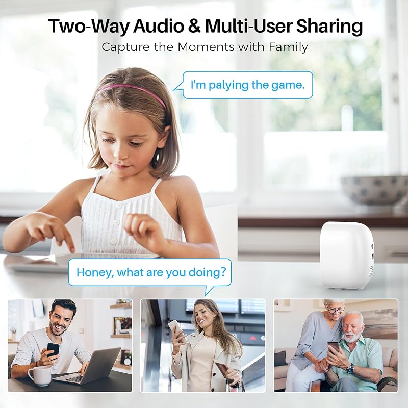 Vicohome Security Cameras Wireless Outdoor, 2K Battery Powered WiFi Cameras for Home Security with AI Motion Detection, Spotlight Color Night Vision, IP66 Weatherproof 2-Way Talk Siren Alarm, 2 Pack image 6