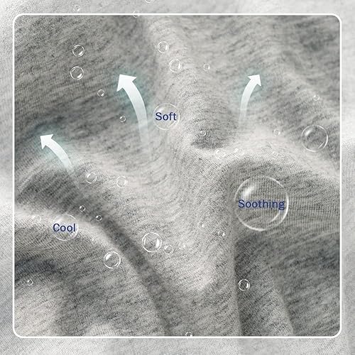 Miniatura 10 de INSEN Almohadas refrescantes de embarazo, almohada de cuerpo completo en forma de C para dormir, almohada de maternidad para dormir de lado, funda