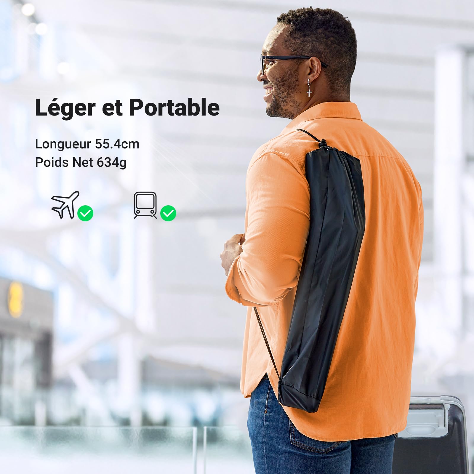 UGREEN Support Tablette de Trépied Repose Téléphone Compatible avec iPhone 16 iPad Pro 12,9 Air 2022 Mini Galaxy Tab A9 S9 A8