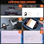 ANCEL HD601 Heavy Duty Truck Scanner, 2-in-1 Truck & Car Check Engine Code Reader, All System Diesel Diagnostic Scan Tool Fit for Cummins, International, Kenworth, Detroit, Paccar