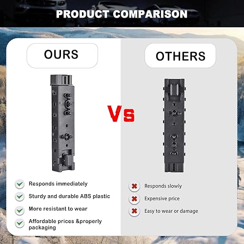 Miniatura 7 de DAFGSEA Reemplazo del interruptor eléctrico del asiento del lado del conductor izquierdo para Ford Edge Escape Explorer Fusion Expedition F150,