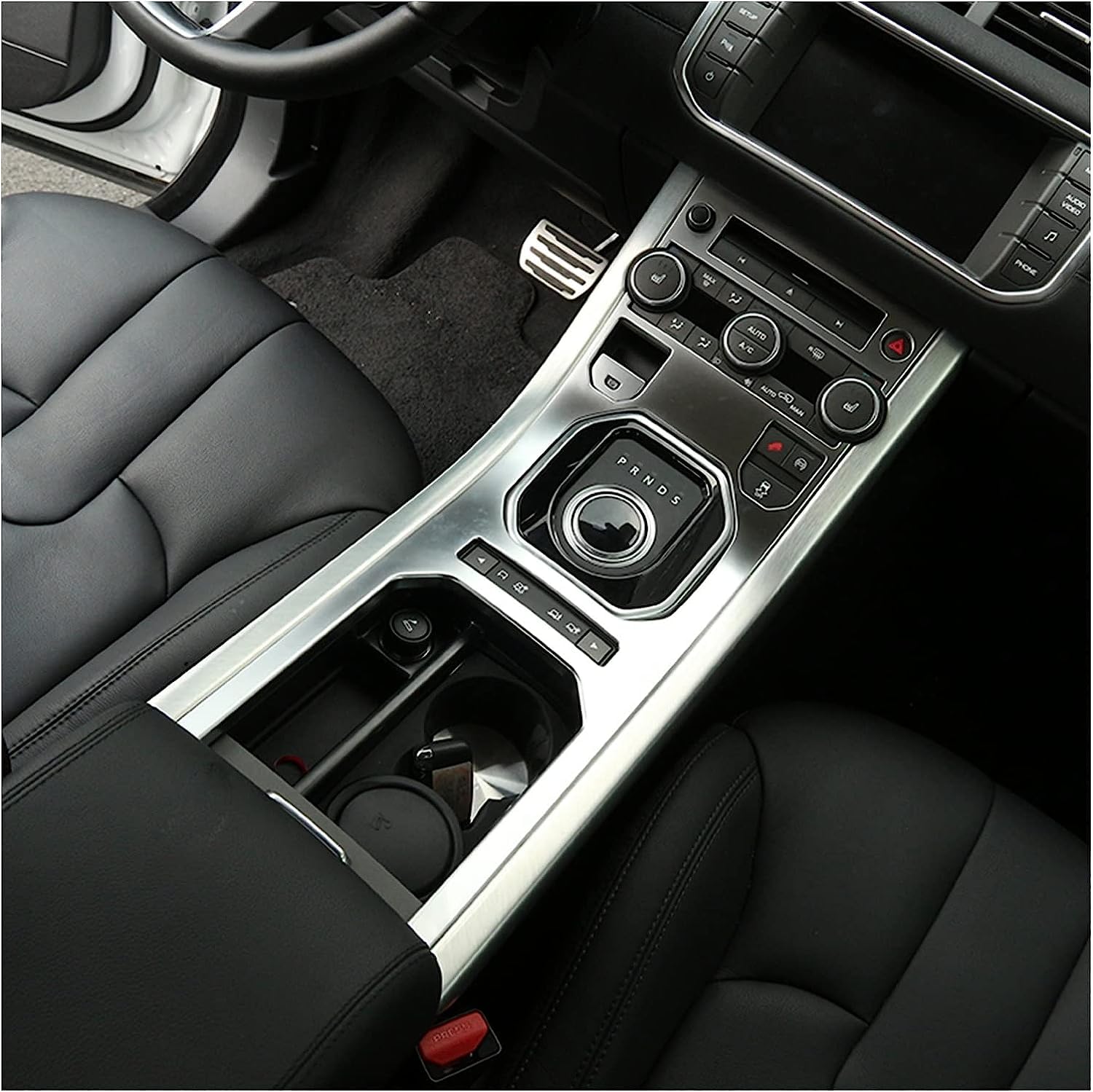 Rivestimento Console Centrale In Fibra Di Carbonio Per Land Rover Evoque 2012-2017 - 2 Pezzi - Foto 9