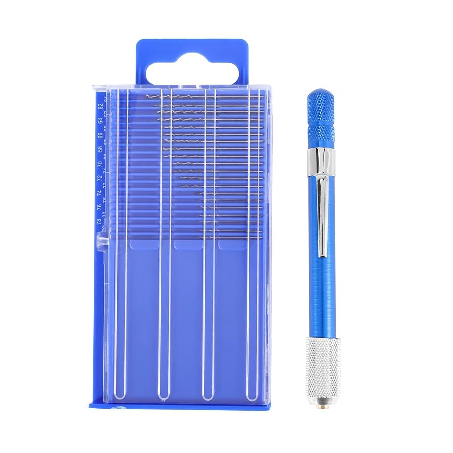 小物 t-t.1212.hand 42Pcs Metric Micro Drill Bit Set with Mini Pin Vise