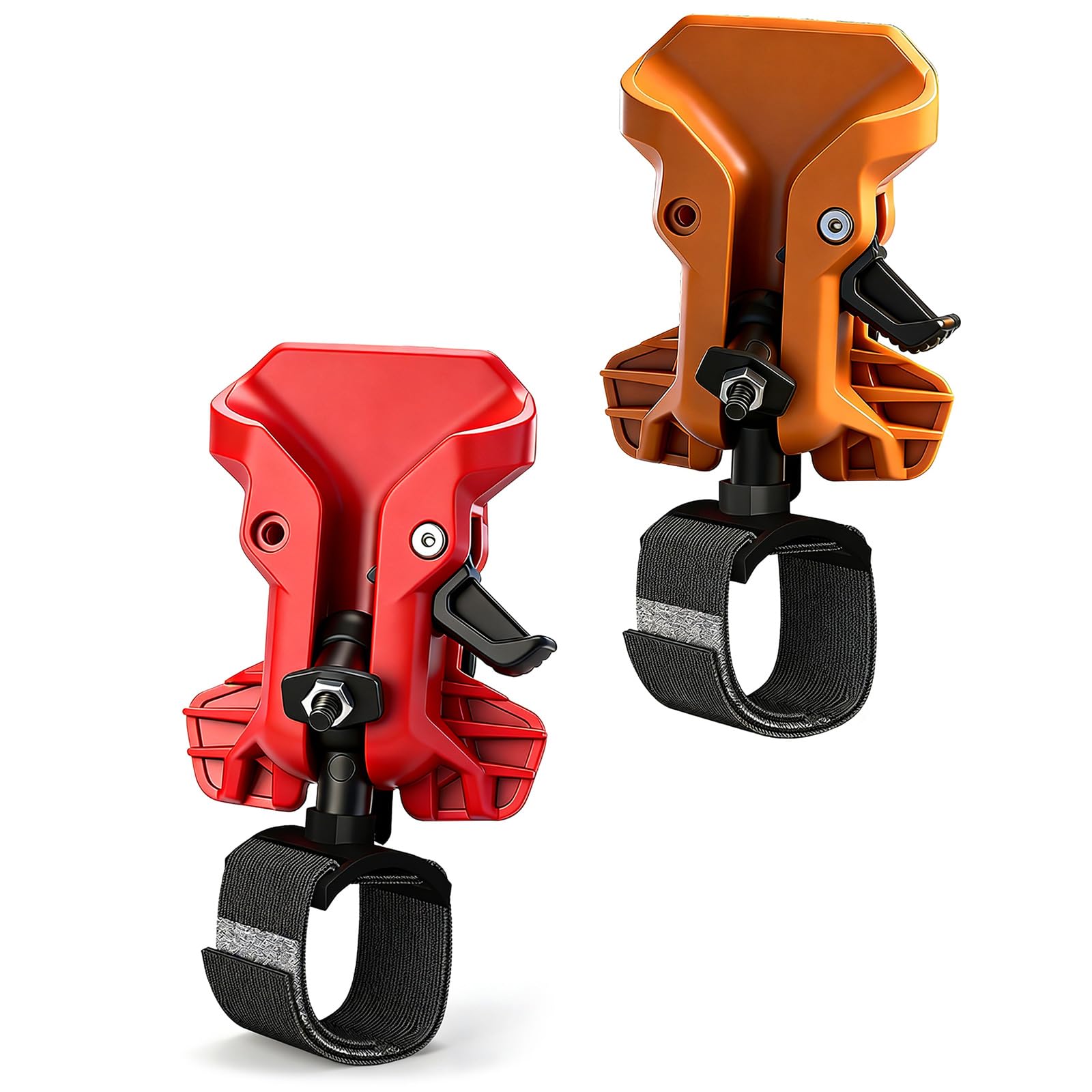 Osniyaw Red And Yellow Drill Holder Belt Clip Hook For Power Tool Quick Access Eletric Drill Clip On For