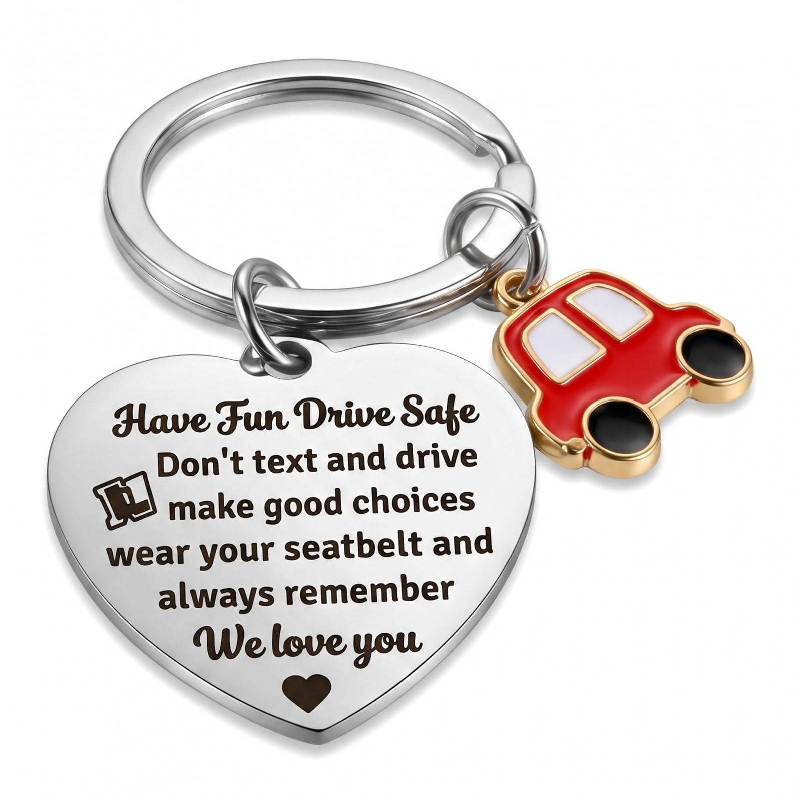 Solvio Passed Driving Test Gifts - New Driver Gifts Congratulations On Passing Your Driving Test Drive Safe Keyring for Learner Driver 18th Birthday Present