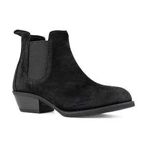 Frye Supply Womens Safety-Crafted Steel Mid-Cut Dark Brown Chelsea Boot