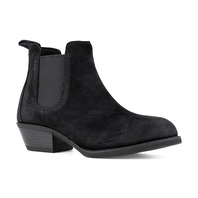 Frye Supply Womens Safety-Crafted Steel Mid-Cut Dark Brown Chelsea Boot