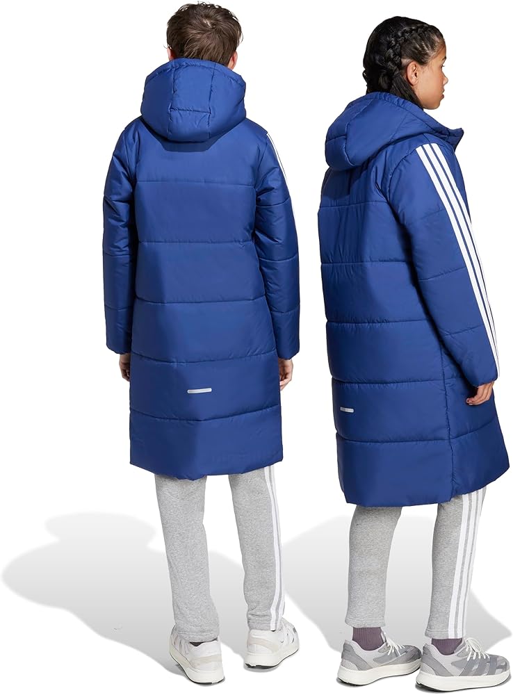 Amazon.co.jp: [アディダス] コート キッズ 3ストライプロングコート