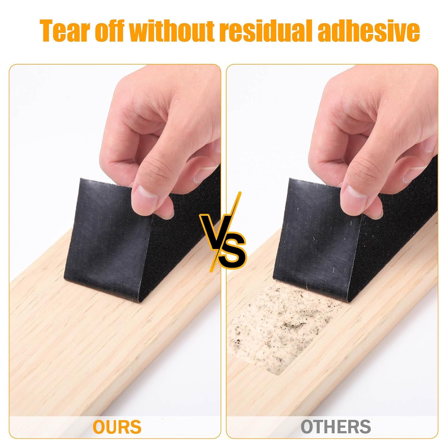 Grip Tape, 2 Pack 2” 4” 35Ft Heavy Duty Anti Slip Tape Safety Non Skid Roll, Waterproof Traction Tape for Stairs Outdoor/Indoor Black