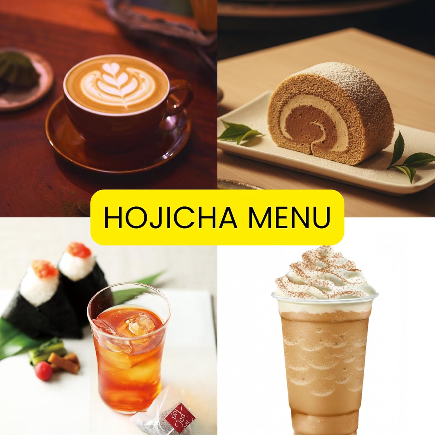 Satoen Pure Premium Japanese Hojicha Powder – Authentic Medium Roasted Flavor (500g (1.1 lbs))