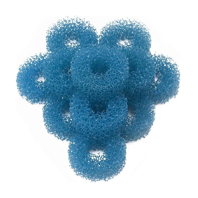 GERUI 12 esponjas de filtro ásperas aptas para Eheim 2616085 Aquaball 2208 2210 2212/60 130 180