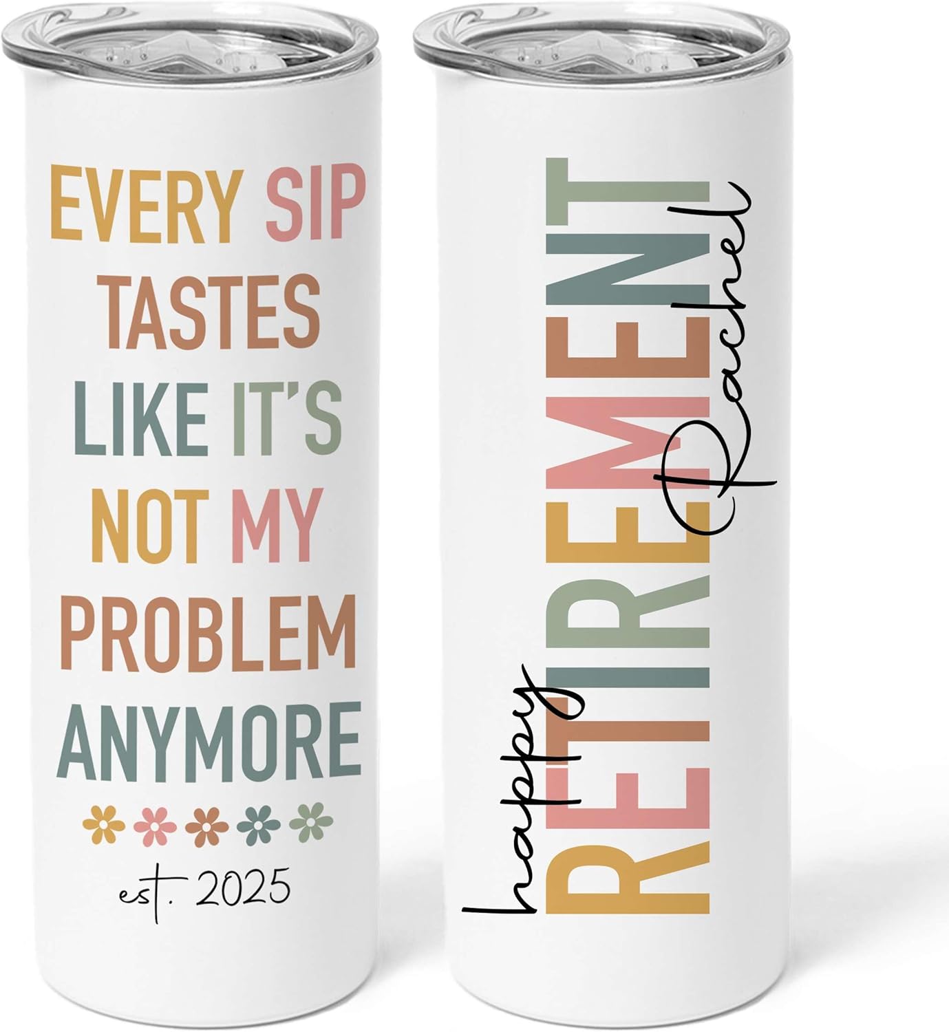 Personalized Hair Stylist Gifts Tumbler 20 Oz - Hairdresser Gifts - Hairapist Gifts - Gifts for Beauty Salon Owner, White