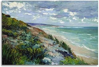 Cliffs by The Sea at Trouville by Gustave Caillebotte Painting Art Poster Home Decor Wall Art Hanging Picture Print Bedroom Decorative Paintings Room Aesthetic 24x36inch(60x90cm)