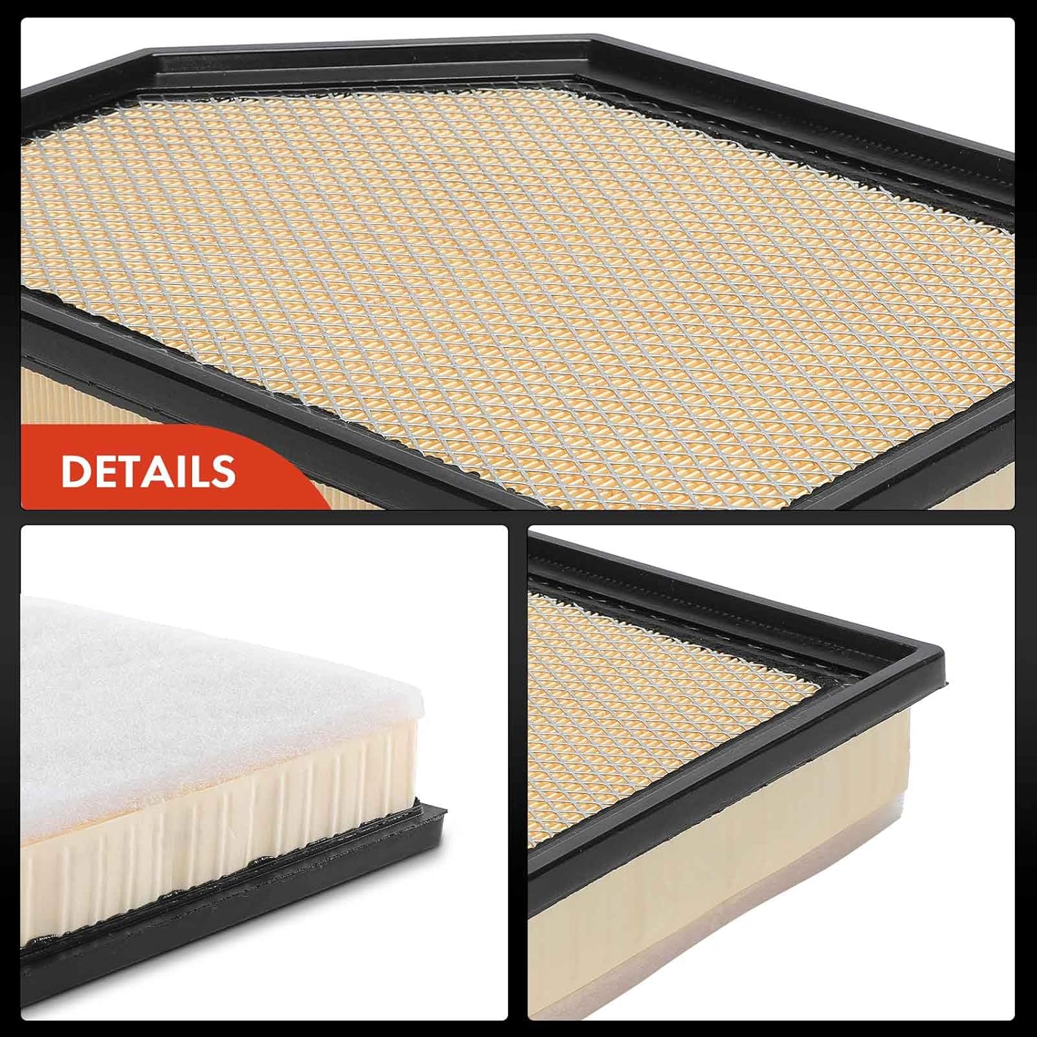 A-Premium Engine Air Filter Compatible with Jeep WS Series Grand Wagoneer 2022-2024, Grand Wagoneer L 2023-2024, Wagoneer 2023-2024, Wagoneer L 2023-2024, 3.0L