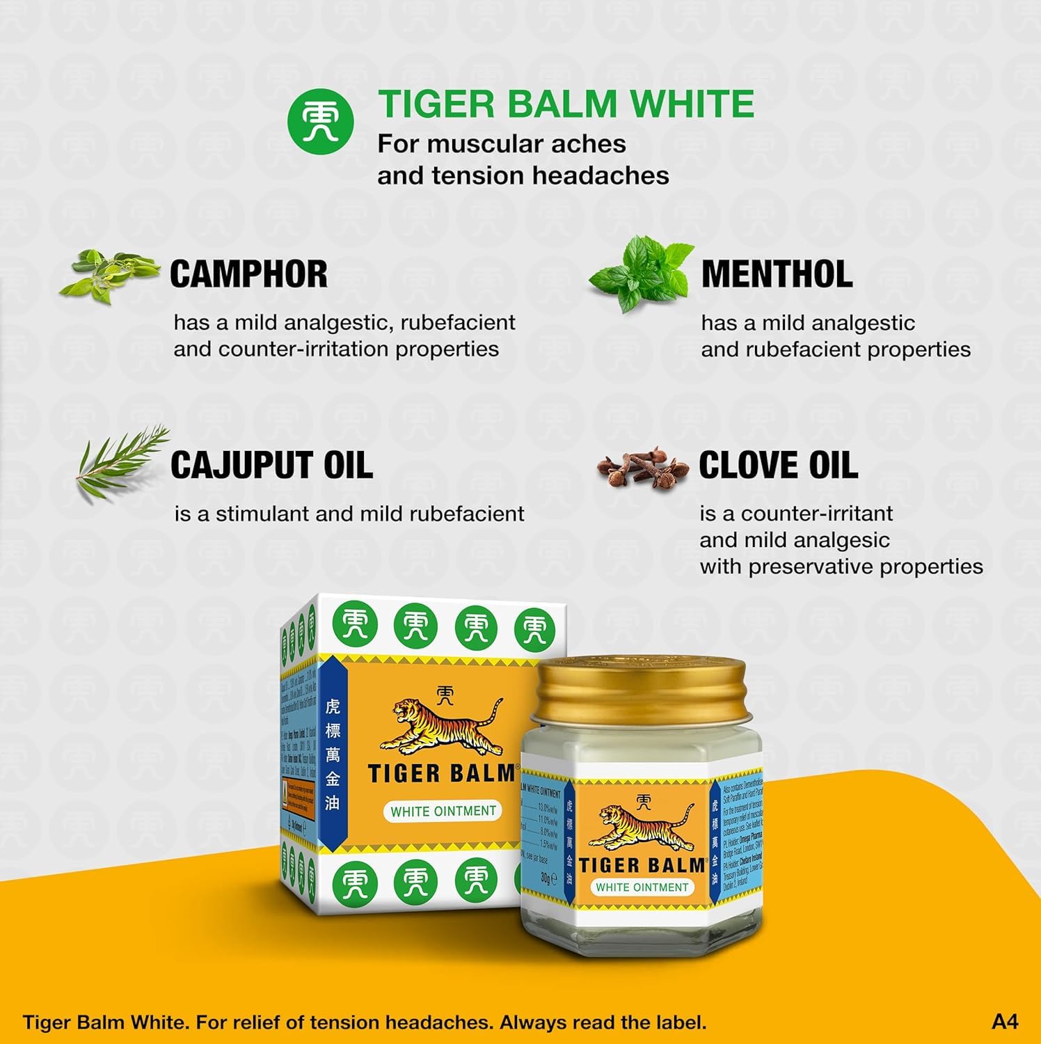 Bálsamo De Tigre Rojo 30g + Bálsamo De Tigre Blanco 30g