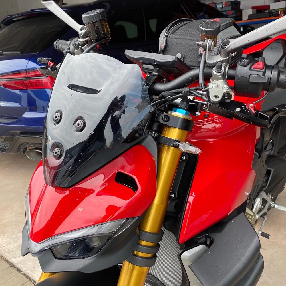 DUCATI スモークウィンドスクリーン ストリートファイターV4 DP純正品 DUCATI スモークウィンドスクリーン ストリートファイターV4 DP純正品
