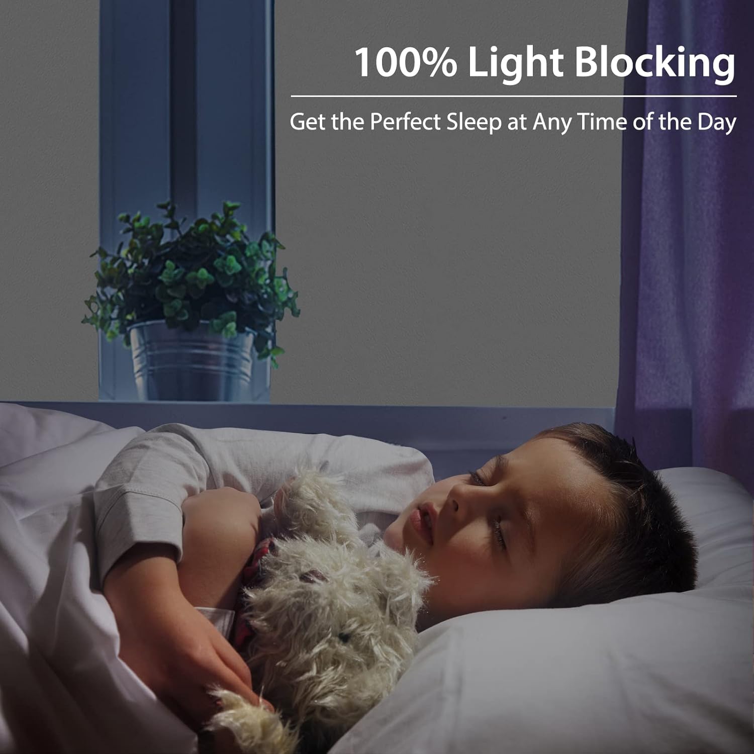 Shackcom White Total Blackout Window Film 23.6 X 78.7inch, Static Cling Window Covering, 100% Light Blocking Glass Opaque Film, Room Darkening Window Vinyl for Privacy Day Sleep Sun Blocking