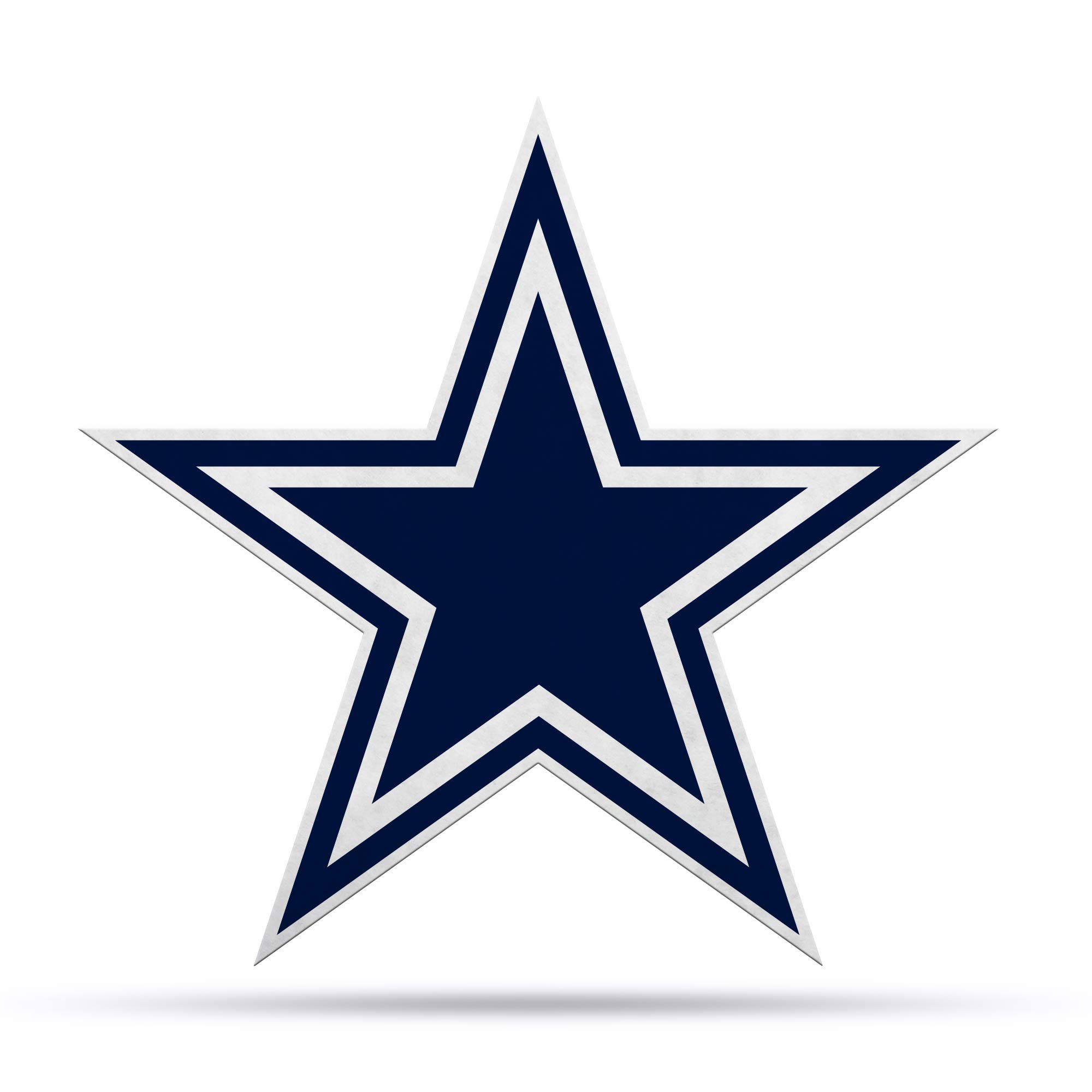 Rico Industries NFL Football Dallas Cowboys Primary Shape Cut Pennant - Home and Living Room Décor - Soft Felt EZ to Hang