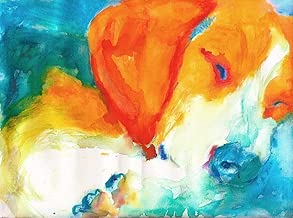 Sleepy Beagle Art Print, Beagle Lover Gift, Beagle Owner Beagle Picture Choice of size 8x10, 11x14 Beagle Dog Watercolour Print Signed by Oscar Jetson.