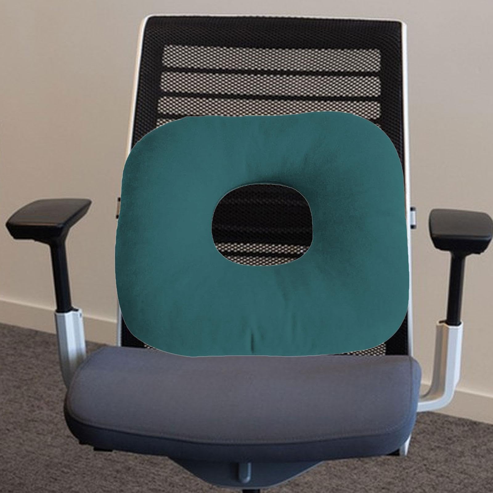 Ergonomiczna poduszka na kolczyki, oddychająca konstrukcja z otworem środkowym do spania, biura, podróży, wygodne wsparcie dla przekłuwania uszu, wielofunkcyjne zastosowanie