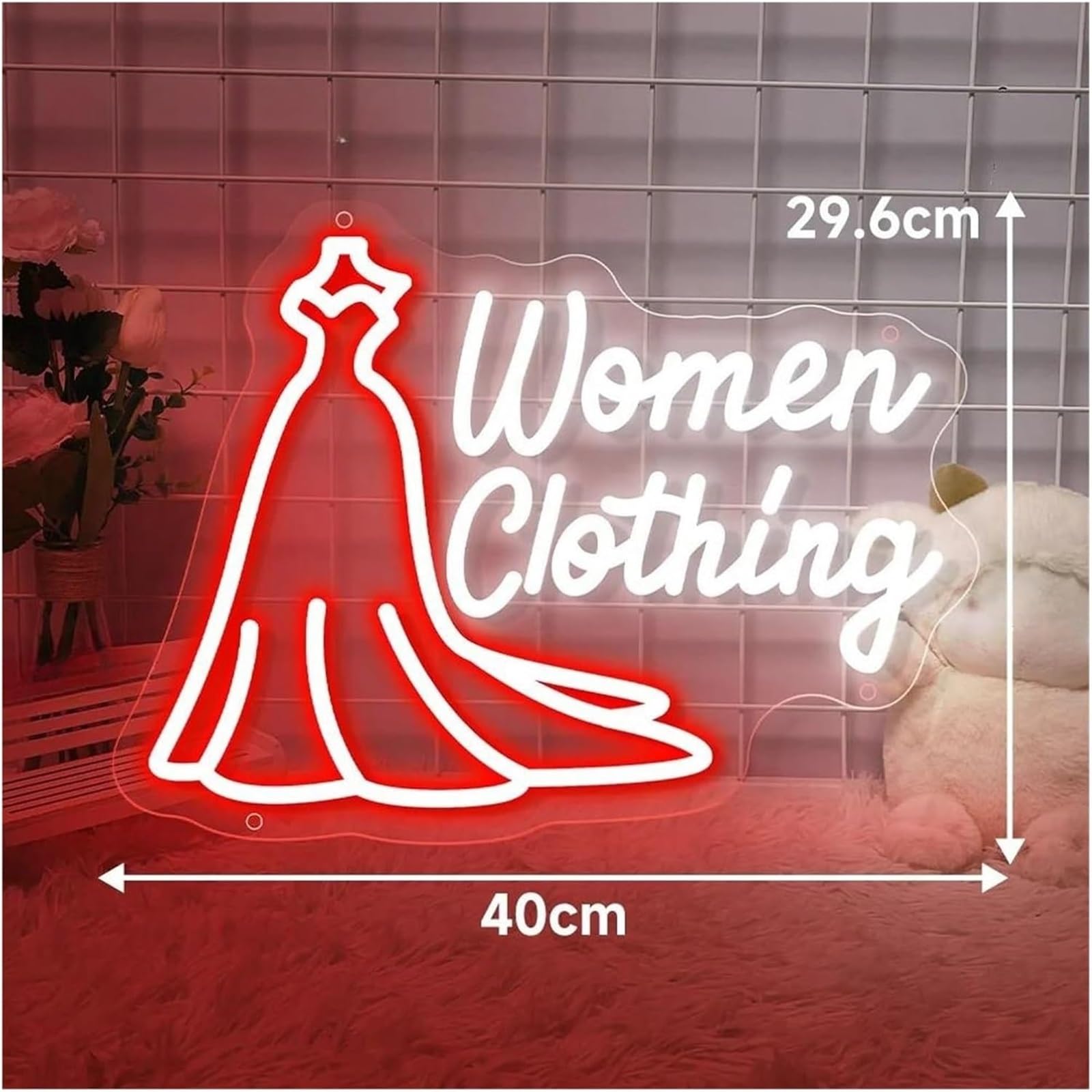 Luci al neon Per insegne luminose al neon per negozi di abbigliamento benvenuto, decorazioni murali, dimmerabili