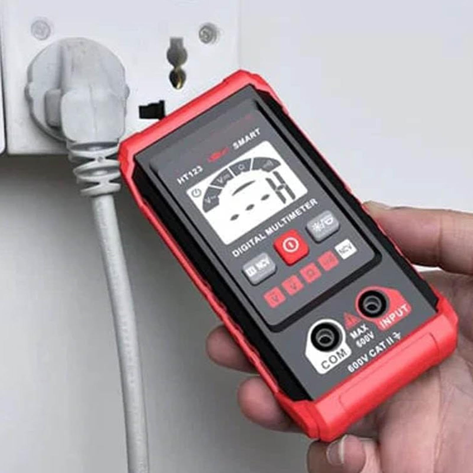 510 Digital Multimeter - 2000 Counts Auto-Ranging Voltage Tester With Contactless Detection & Backlight - View #9