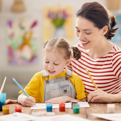 Miniatura 6 de KoelntDIY Lápices personalizados con nombre grabado personalizado #2 - Lápiz triangular con texto, juego de 12, 6 colores, regalo de regreso a