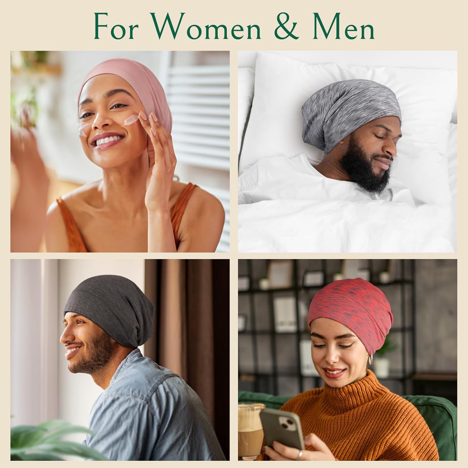 Joyhabit Satin Bonnet for Sleeping | Hair Protection,Overnight Frizz Control & Breakage Reduction - Image 7