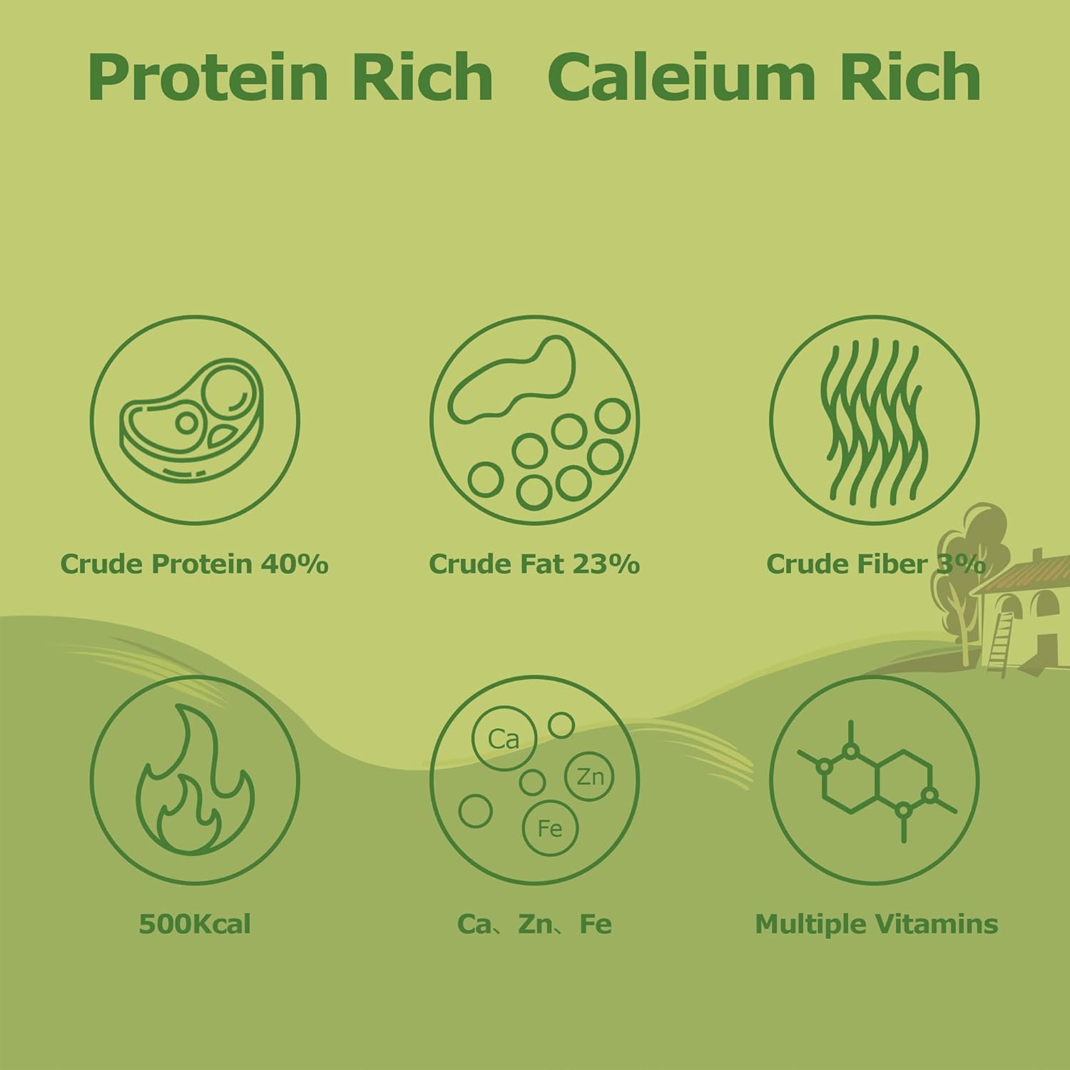 HARTOMPET Better Than Dried Mealworms for Chickens 5 lbs - 85X Calcium Than MealWorms - Non-GMO Chicken Feed Additive - Black Soldier Fly Larvae Treats for Hens, Ducks, Wild Birds