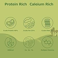 Vista 3 de Larvas secas de mosca soldado negro de 5 libras, alimento para pollo sin OMG y lleno de nutrientes, fuerte producción de huevos y salud, rico