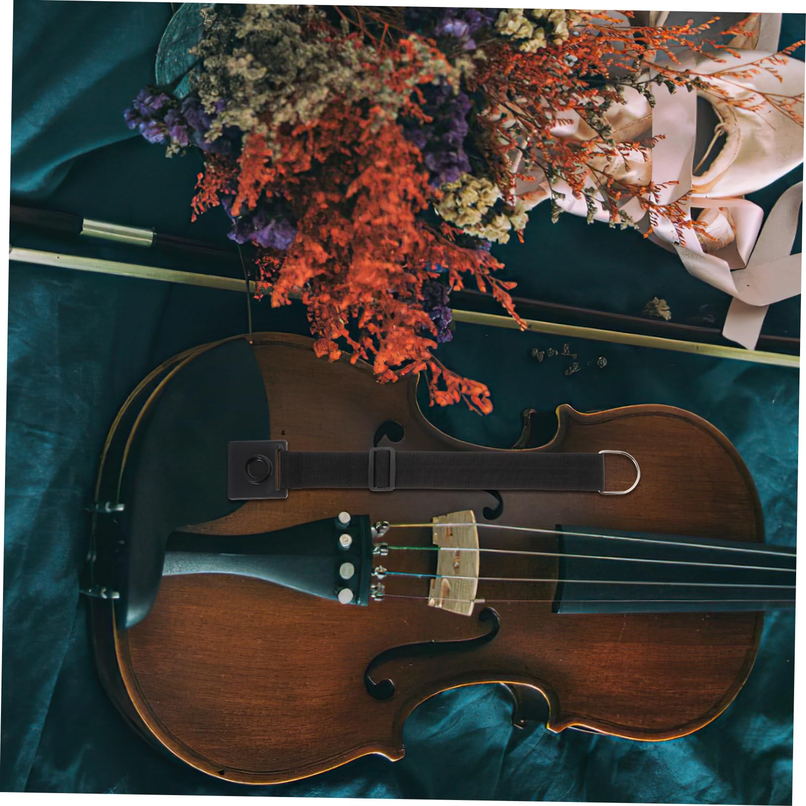Garneck Ancla Ajustable Para Violonchelo y Contrabajo Tapete Antideslizante Compacto Para Uso Durante Conciertos