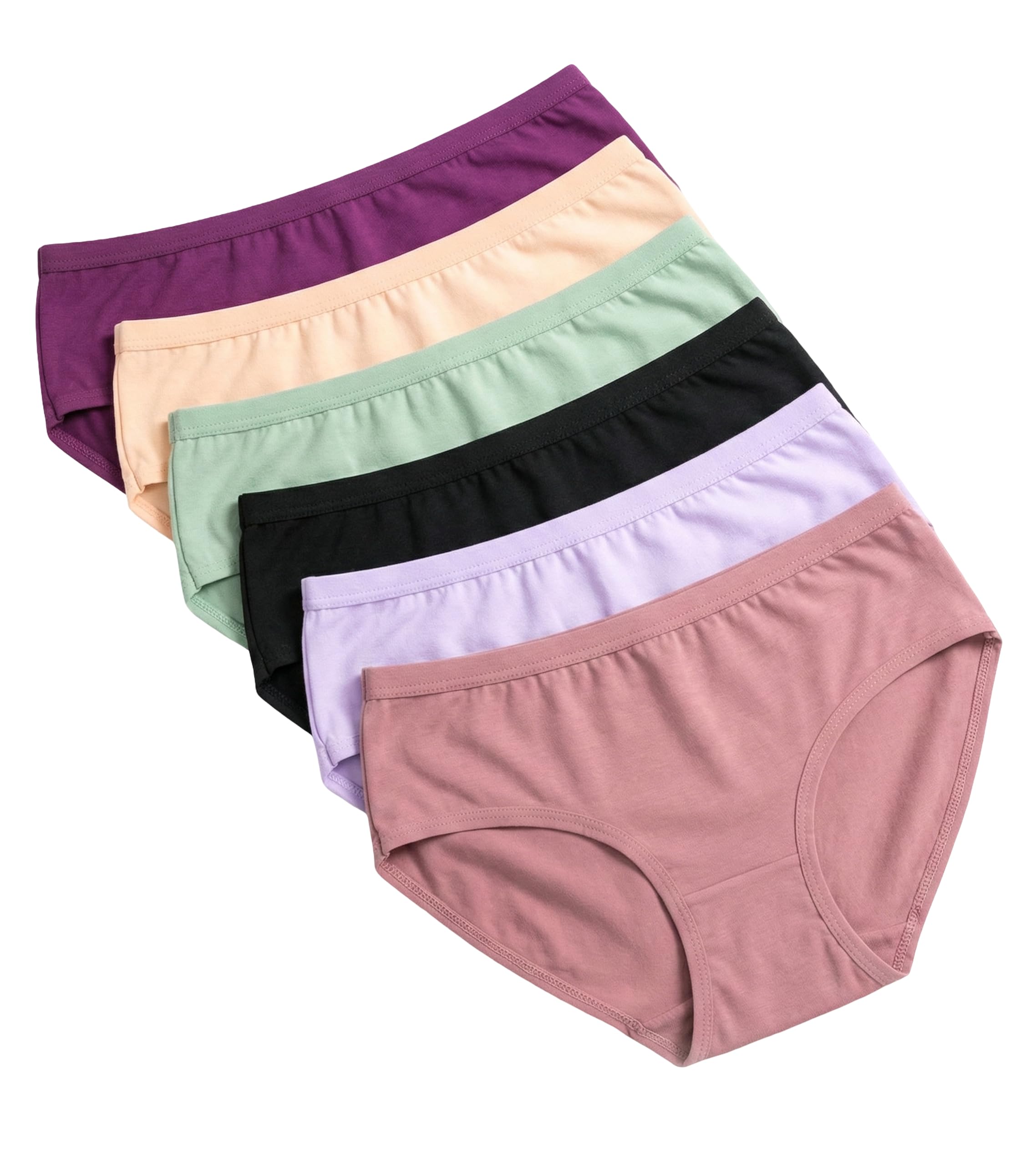 Women Cotton Lycra Panty Pack of 6 | Stretchable Breathable Ladies Underwear | Soft Elastic Waistband Comfortable Innerwear | Printed Panties for Women-image-6