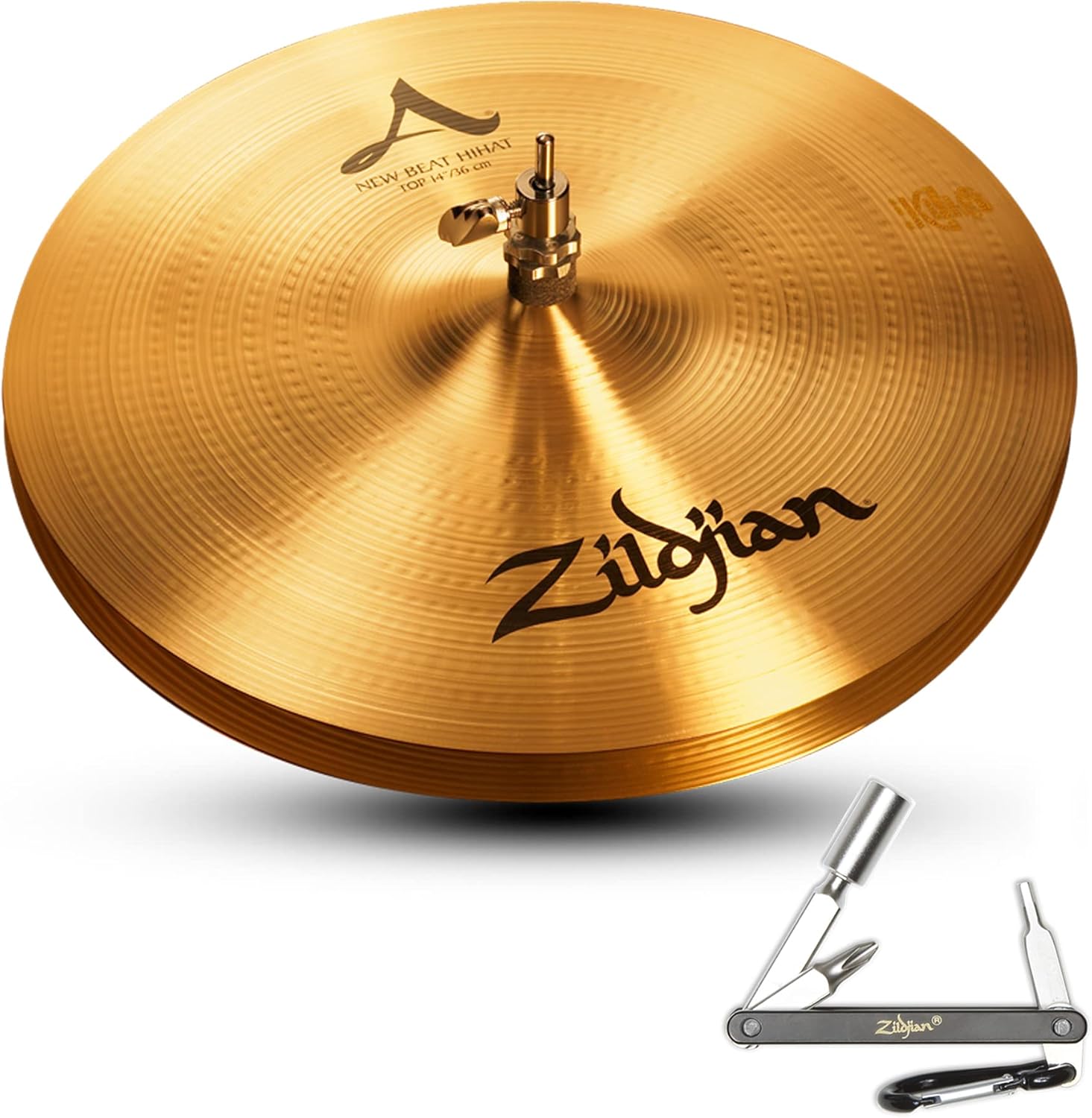 Zildjian A0123 14" A Mastersound Hi Hats In Pair - Hihat & Drumset Cymbals With ZKEY