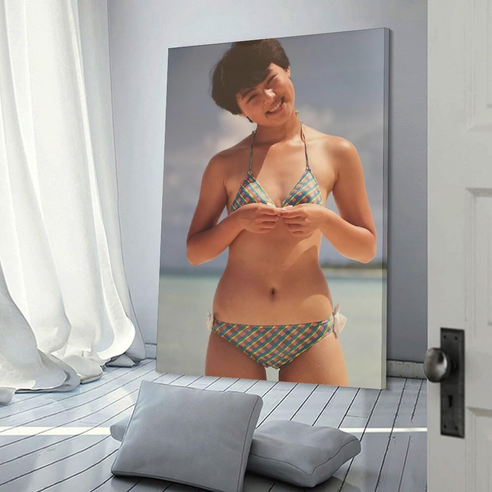 Amazon.co.jp: 井森美幸 女優 若い頃 レトロ 水着1 ポスター アート