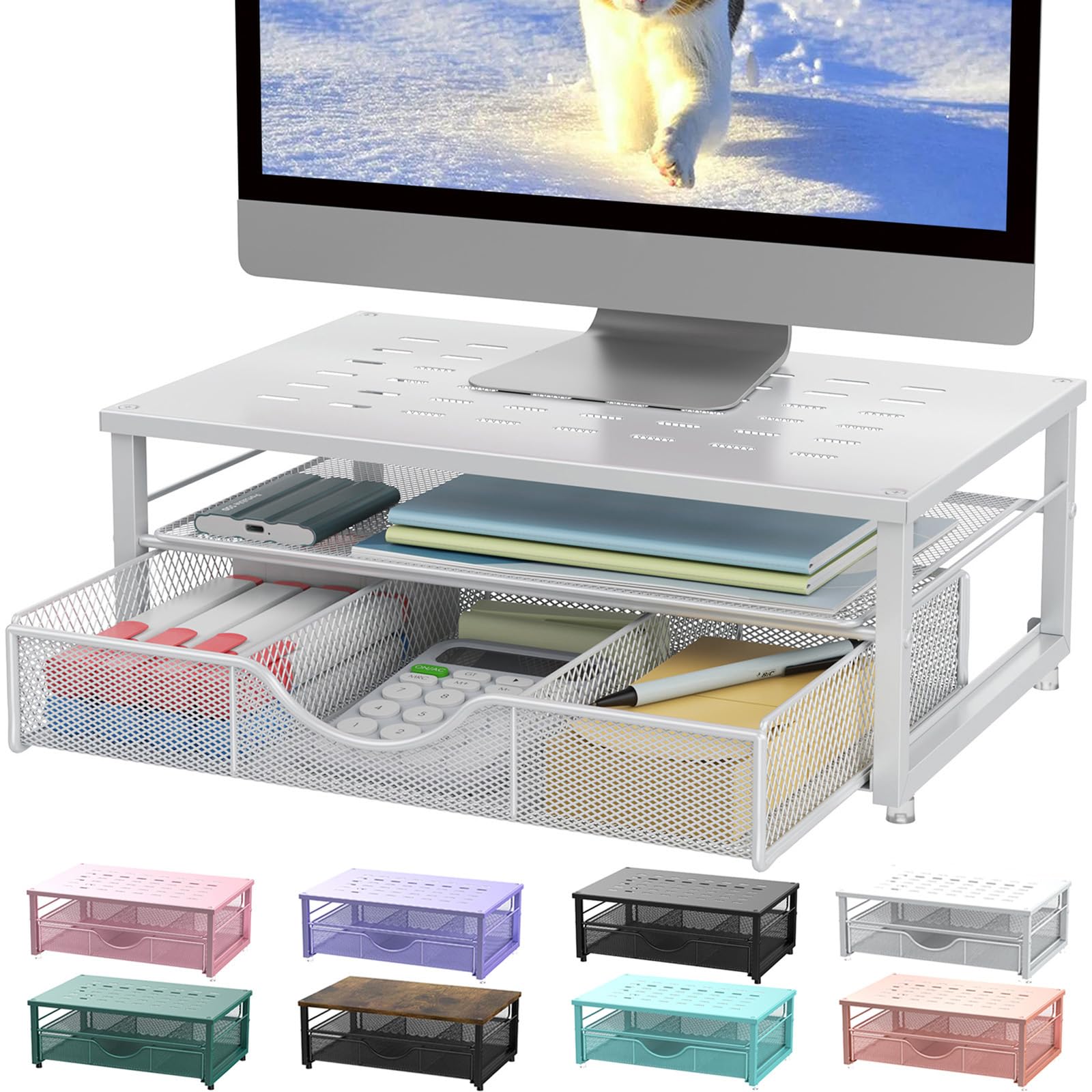 Gianotter Monitor Stand Riser - Organize Your Desk -11