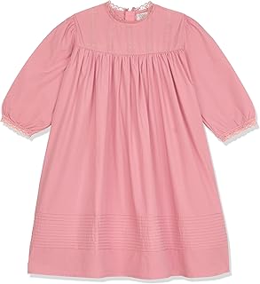 فستان كاجوال للبنات أحمر طوبي من لوفلي لاند (عبوة من قطعتين)