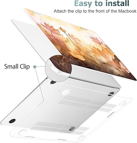 Miniatura 5 de Compatible con MacBook Air de 15 pulgadas, modelo M2 Chip 2023 A2941, carcasa rígida con protector de pantalla + cubierta de teclado y tapón