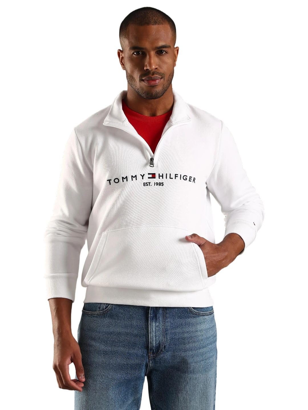 tommy hilfiger Embroidered Logo Regular Fit Cotton Sweatshirt-picture-23
