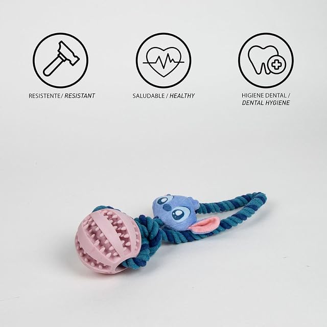 Foto 4 de 6 de Cerdá- Juguete para Perro Cuerda Stitch Cm (2800001520)