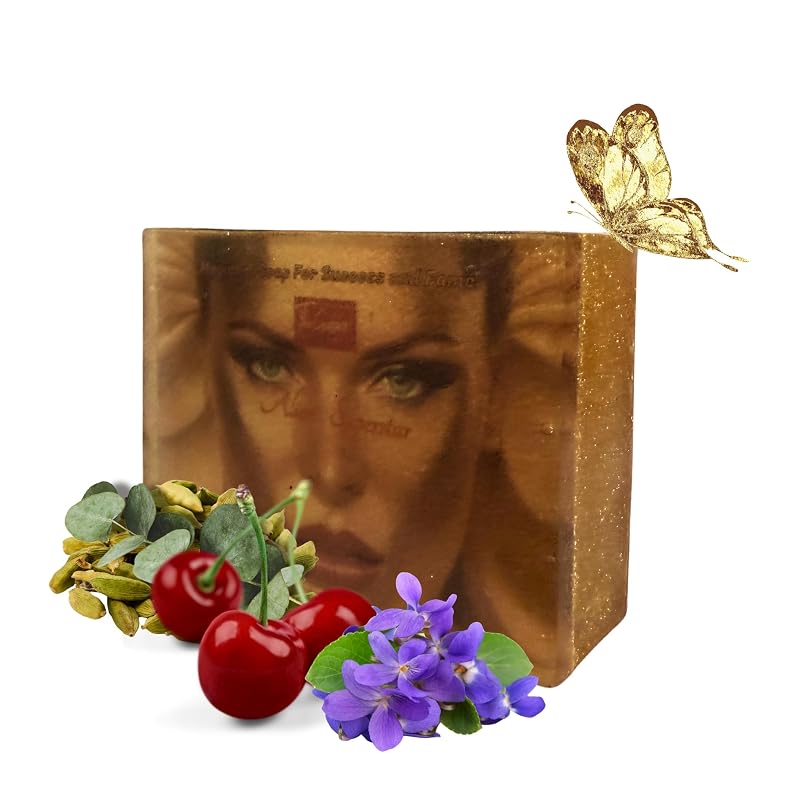 Sabonete em barra Alien Superstar The Goddess of Flame, com mel, glicerina vegetal e mica