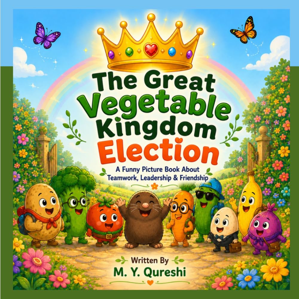 The Great Vegetable Kingdom Election: A Funny Picture Book About Teamwork, Leadership, Friendship, and Solving Problems Together