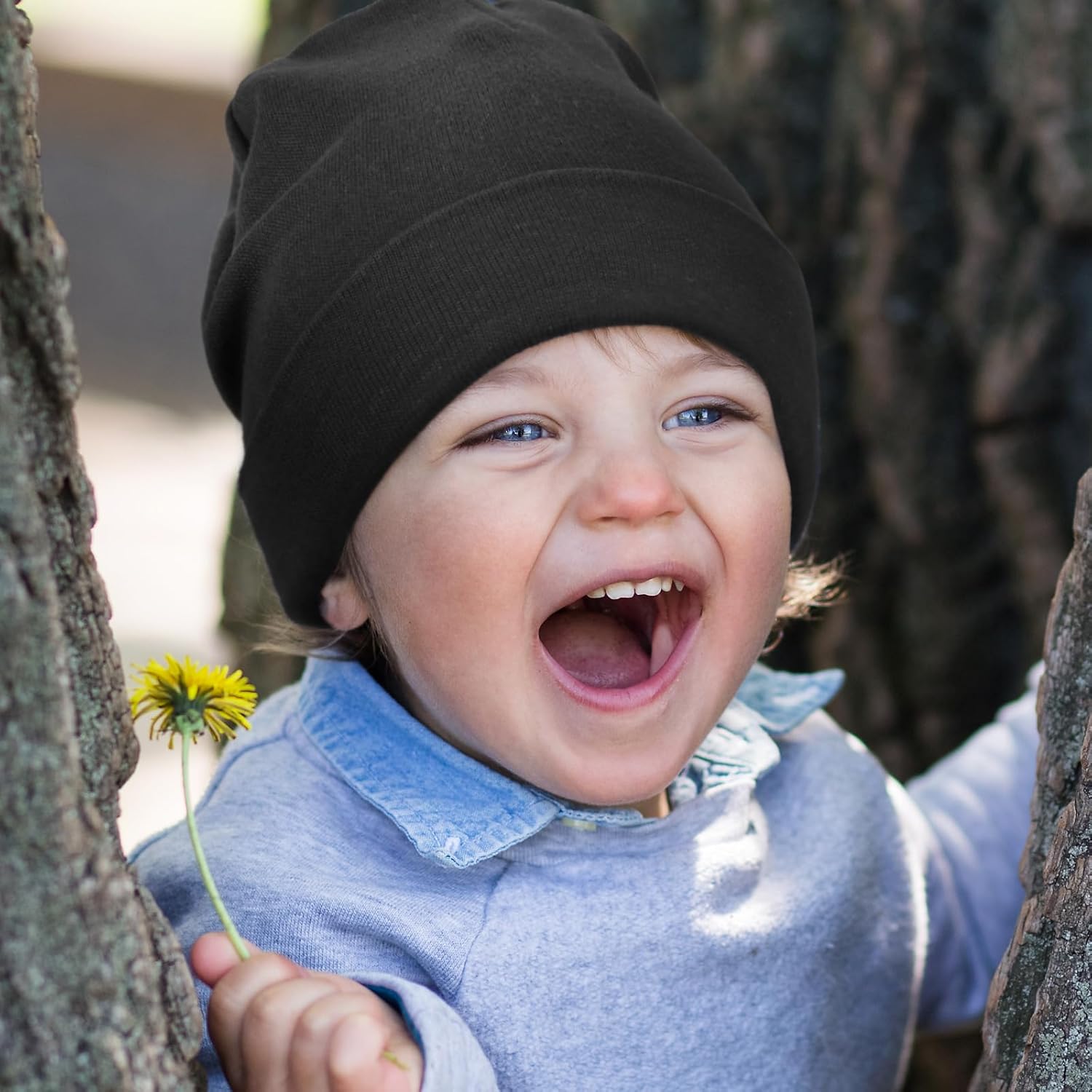 DRESHOW BQUBO 6 Pack Baby Hats for Boys Girls Unisex Baby Hat Soft Knit Cap Nursery Beanie for Newborn Infant Toddler Kid - Image 5