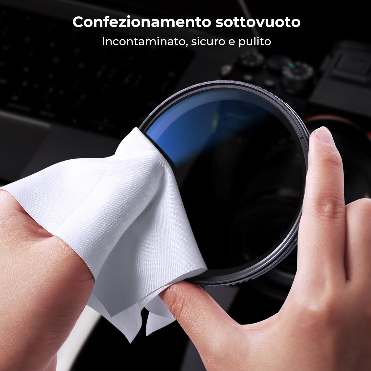 Filtro ND Variabile K&F Concept 1-5 Stop Per Obiettivi 77mm - Vetro Ottico - Foto 3