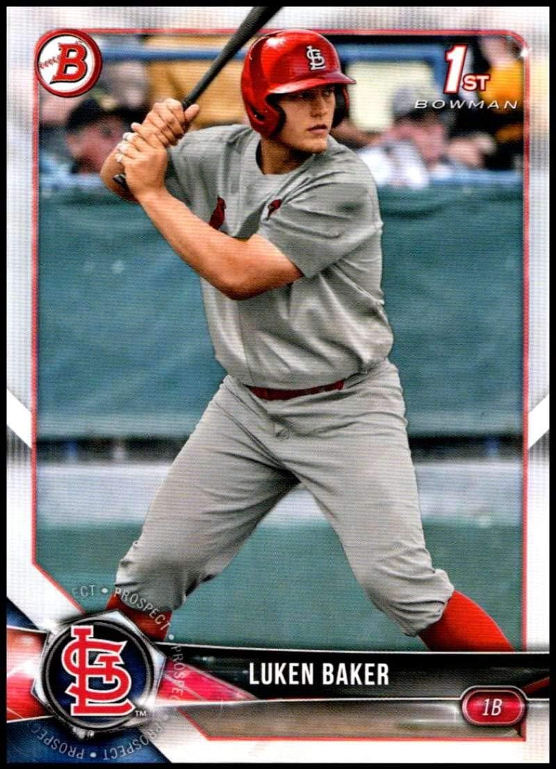 2018 Bowman Draft #BD-109 Luken Baker St. Louis Cardinals Baseball NM-MT