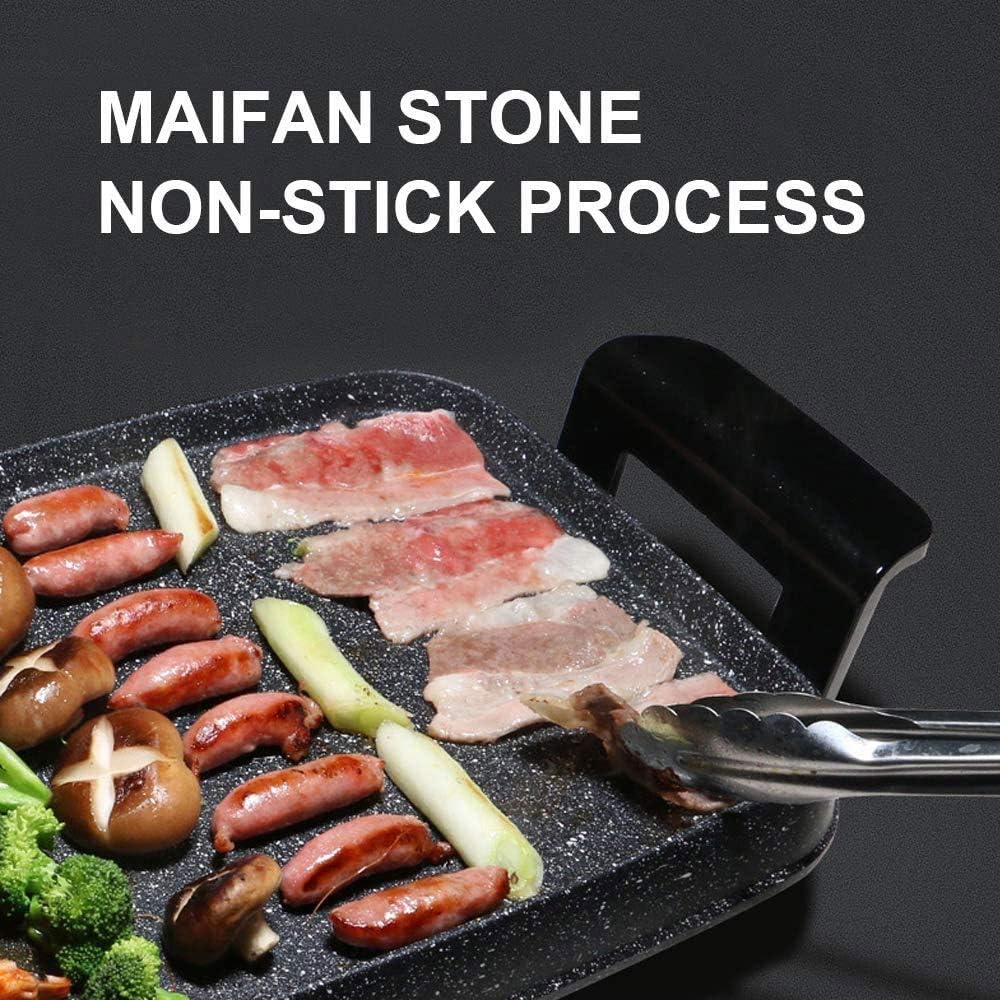Multi Function Household Electric Grills Griddles Hot Pot BBQ Machine Non Stick Pan