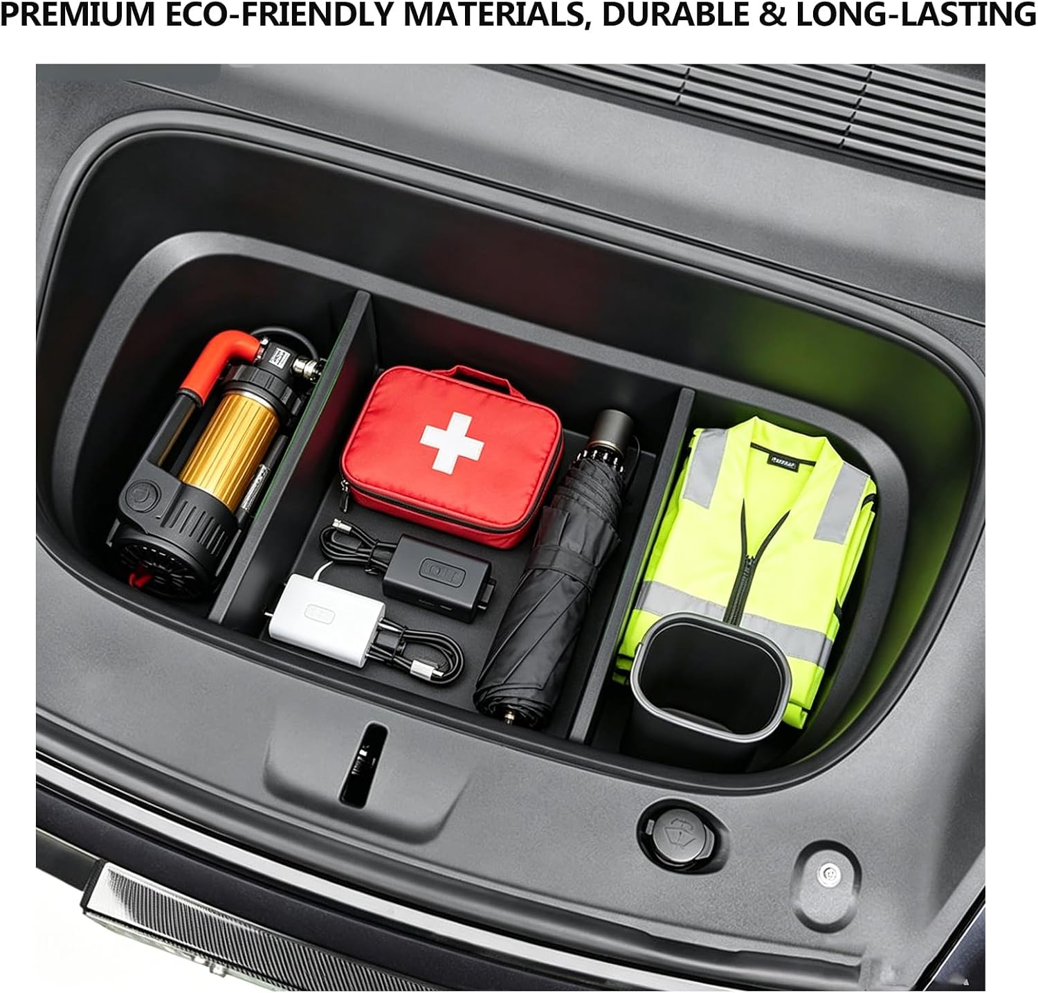 Front Trunk Divider Storage Partition for Tesla Model Y Juniper 2025-2026