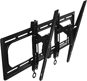 SANUS Preferred Extendable Tilt TV Wall Mount for 42 to 90 inch Screens up to 150lbs - 5.7” Extension Provides Max 12 deg Tilt to Reduce Glare - Easy DIY Install w/Included Hardware - SLT4-B1
